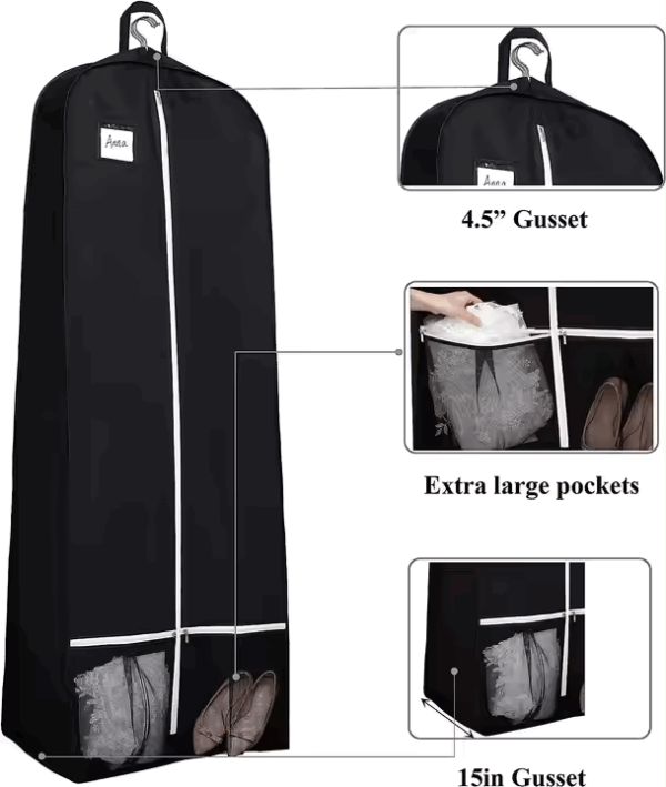 Garment bag with pockets - 图片 2