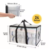 Strong Handles Zippers Storage Moving Clear Heavy Duty Extra Large Storage Bags