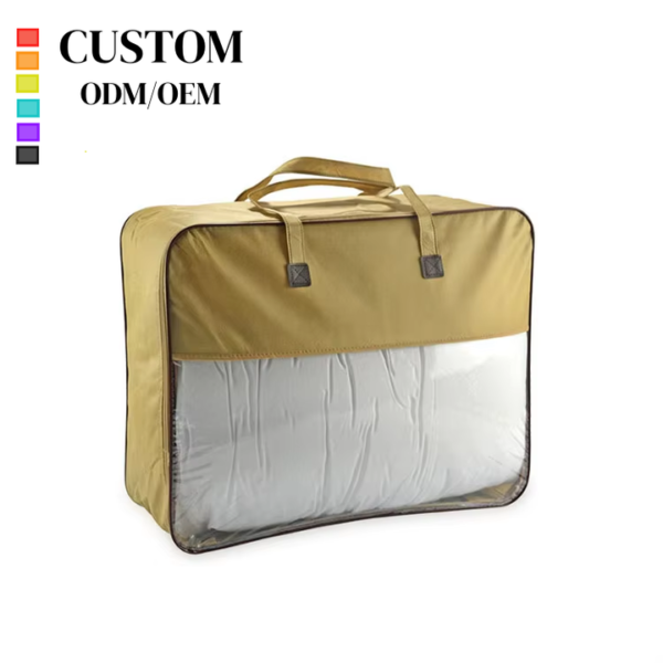 Clear Quilt Pillow Blanket Bag