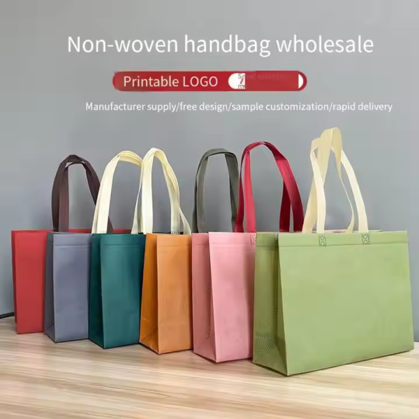 Printed non-woven handbag - 图片 6
