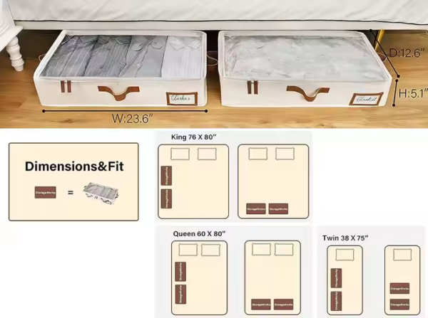 Underbed Storage Box - 图片 3