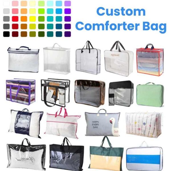 Clear Quilt Pillow Blanket Bag - 图片 4