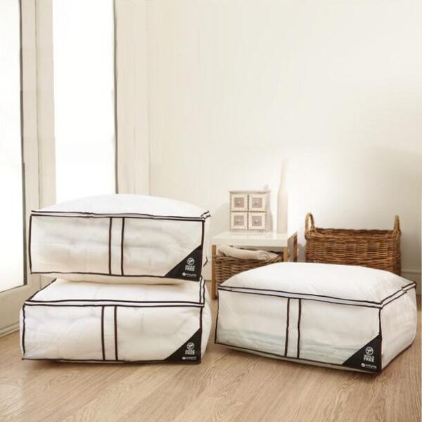 Factory Customized-2025 Clear Clothes Storage Foldable Blanket Storage Bags PE Waterproof Dry Bag - 图片 2