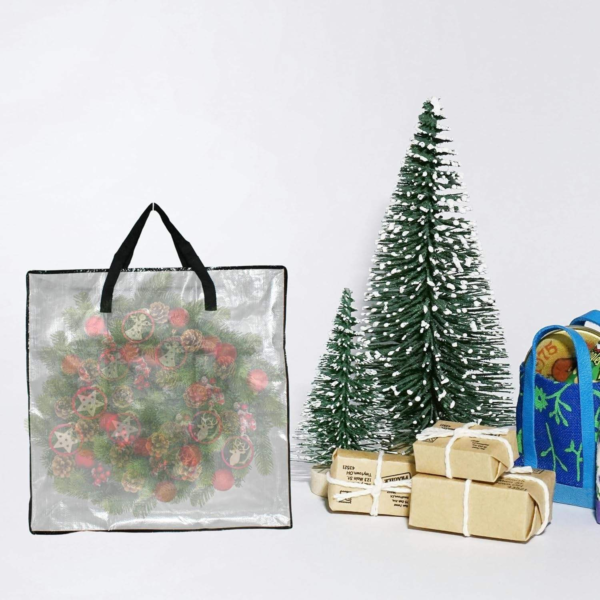 Customized Clear Christmas Decoration Moving Bag