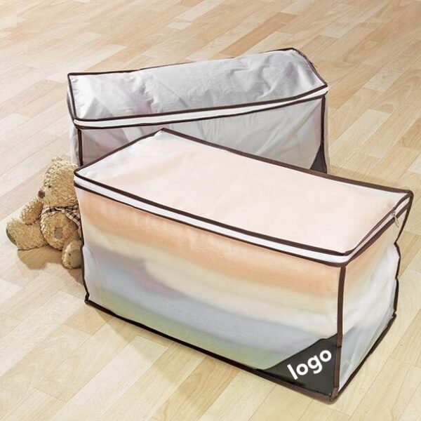 Factory Customized-2025 Clear Clothes Storage Foldable Blanket Storage Bags PE Waterproof Dry Bag - 图片 4