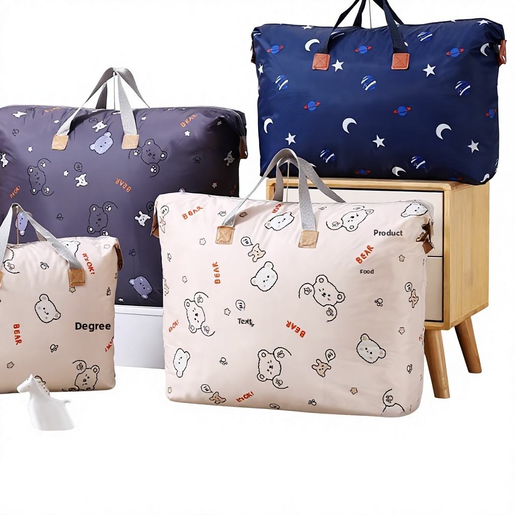 Bedding storage bag made of thickened Oxford cloth