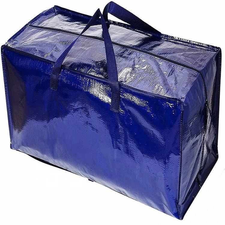 Large polypropylene blue mobile bag heavy-duty