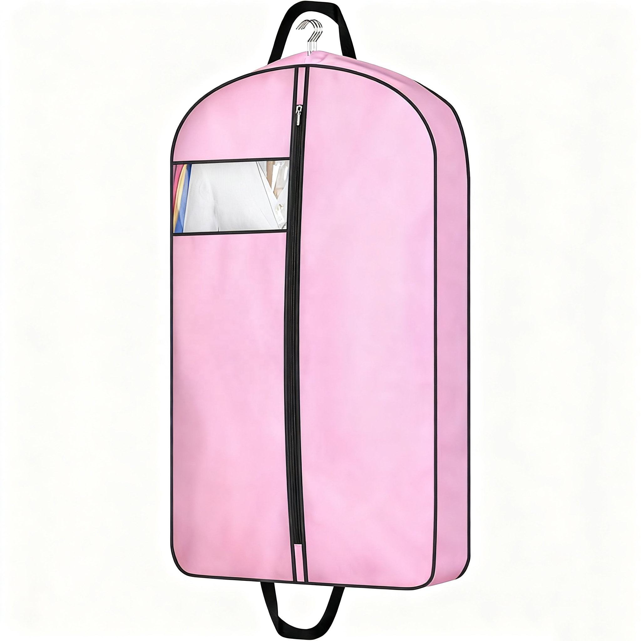 Pink Oxford fabric clothing bag