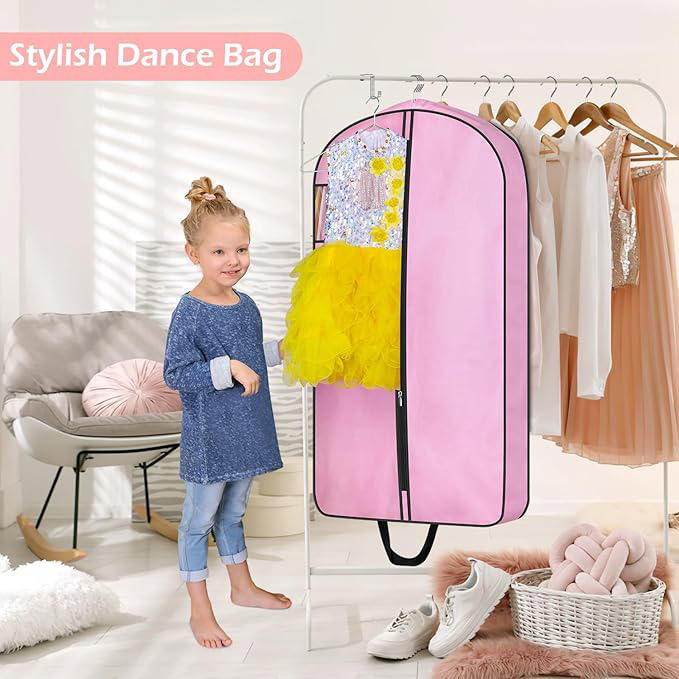Pink Oxford fabric clothing bag - Image 4