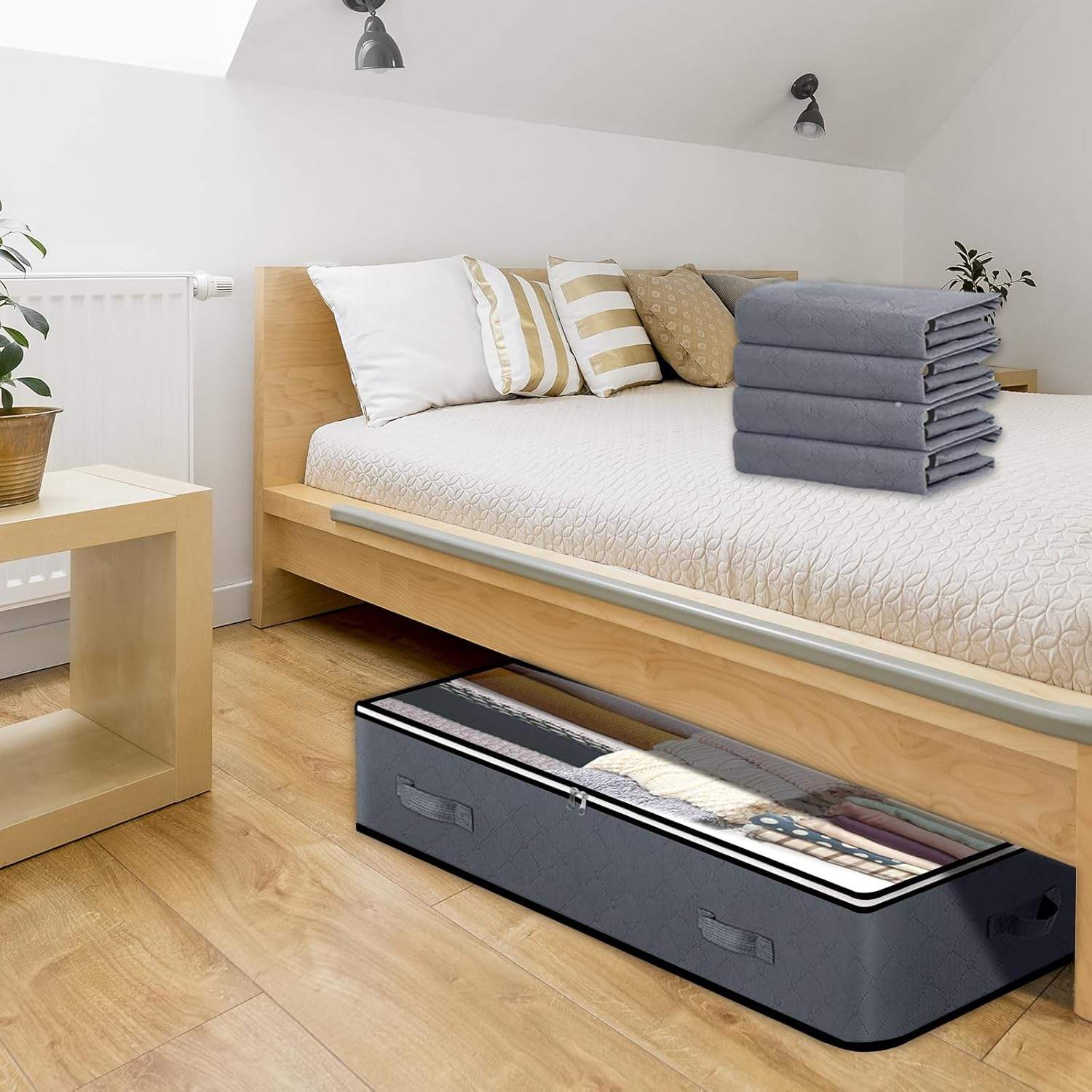 Foldable plastic storage container under the bed - Image 5