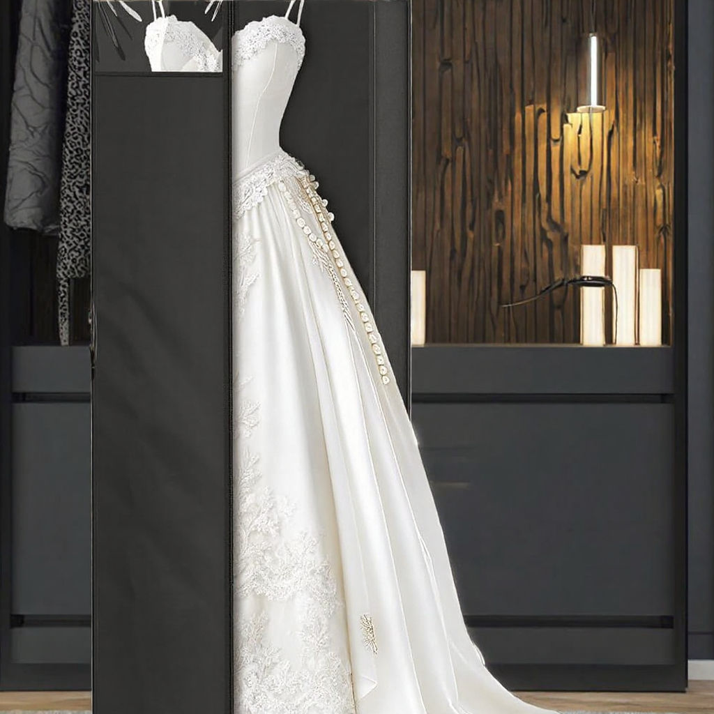 Zippered wedding dress pocket - Image 2