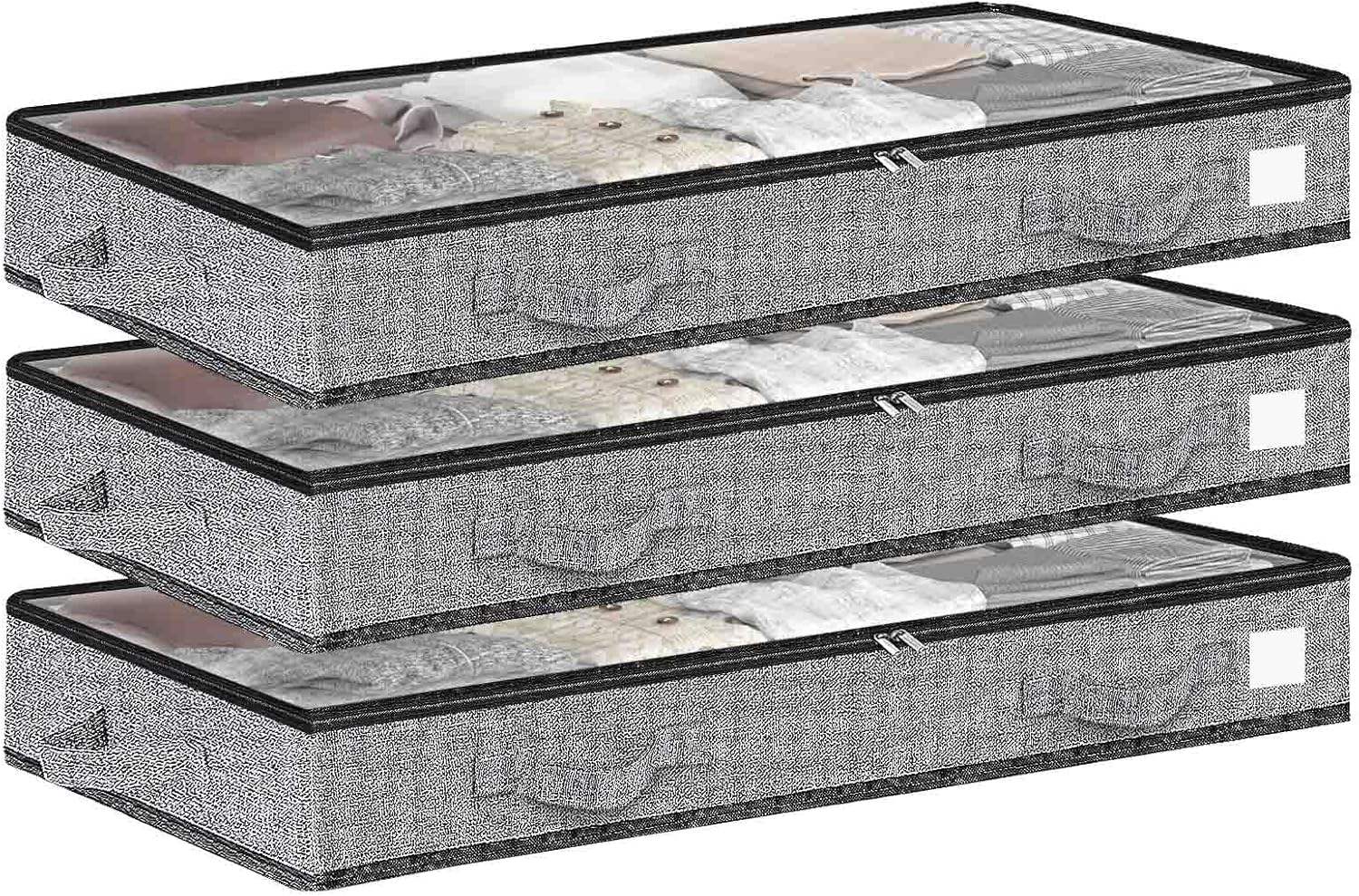 4.5 inch low profile storage container with sturdy bottom sidewall for clothes - Image 6