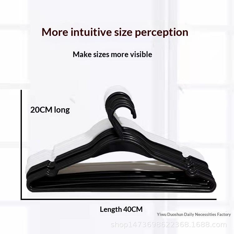 Disposable plastic adult clothes hanger - Image 3
