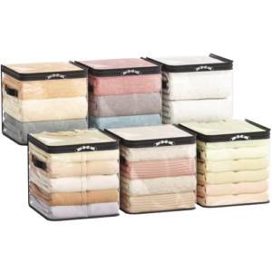 Lifewit 6-piece transparent clothing storage bag