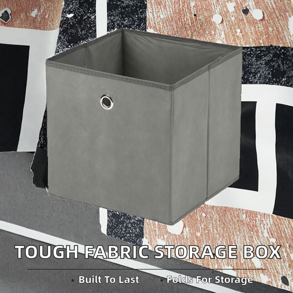 Heavy duty square fabric storage box - Image 2