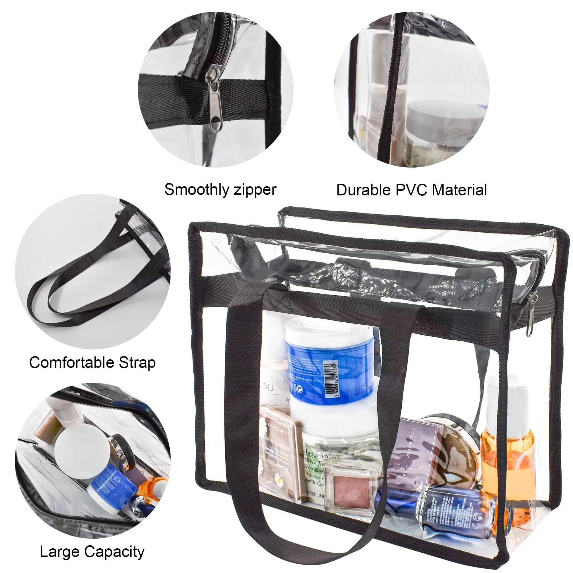 Large capacity PVC transparent storage bag - Image 3