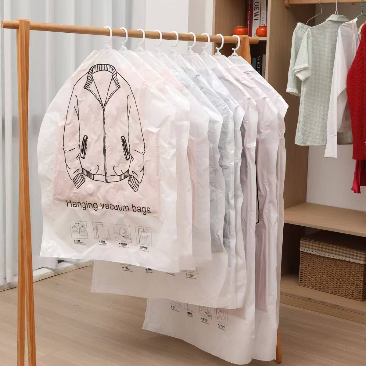 Hanging storage vacuum compression bag - Image 3
