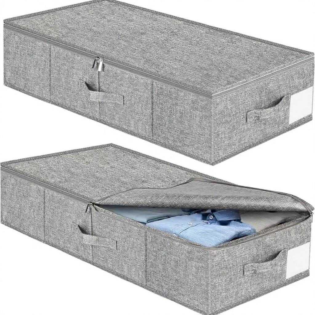 Underbed storage box partition board