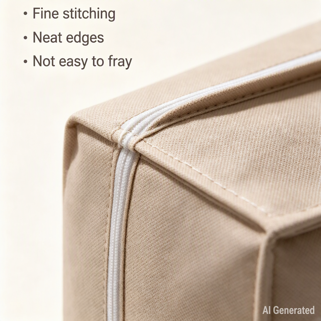 PVC non-woven fabric four piece set storage bag - Image 2