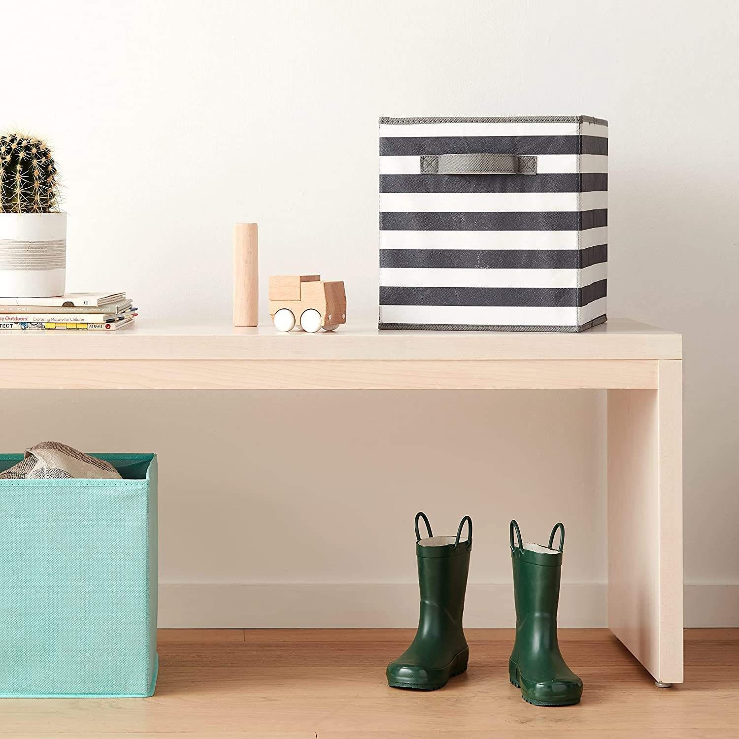 Foldable cube clothing storage box - Image 3