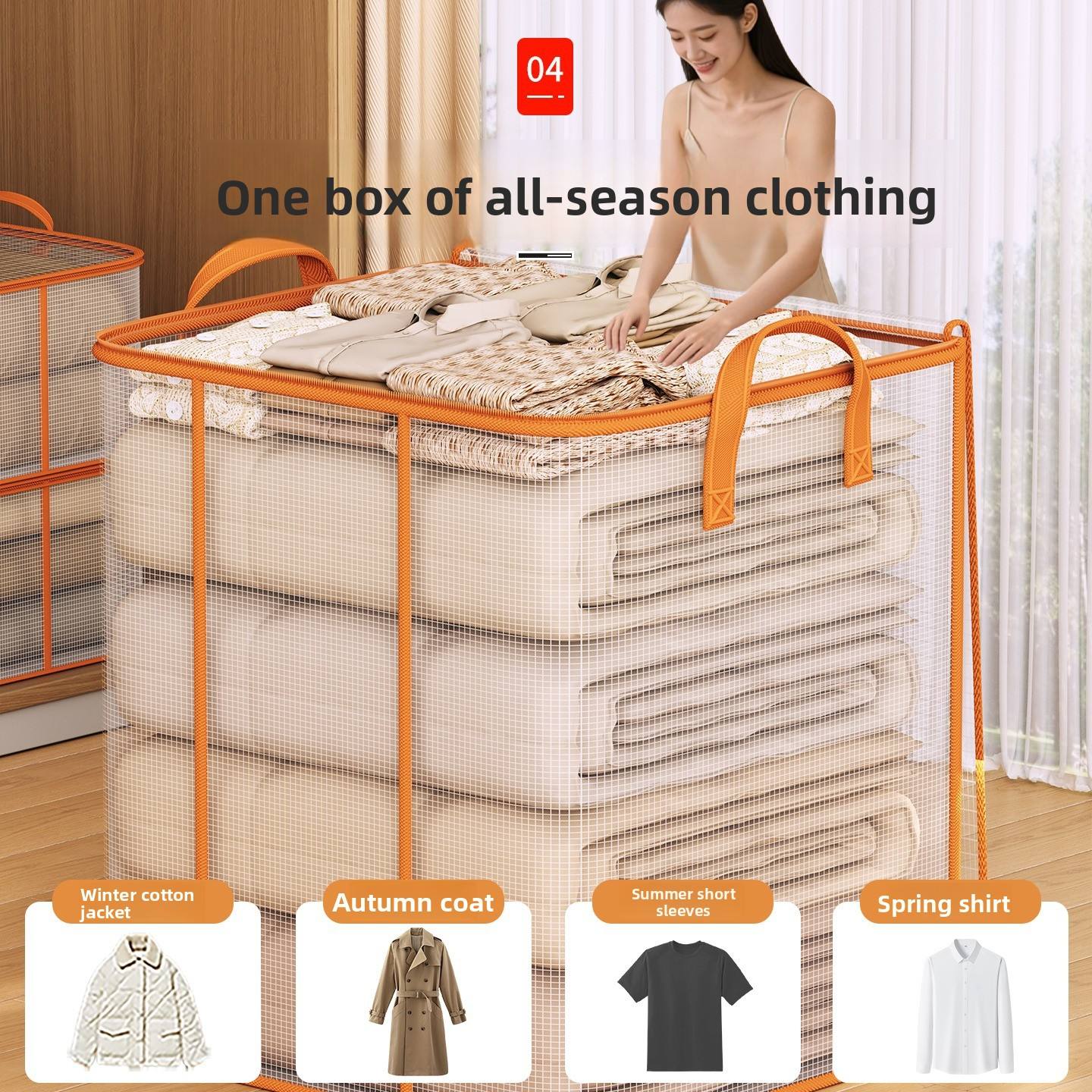 PVC clothing storage bag - Image 4