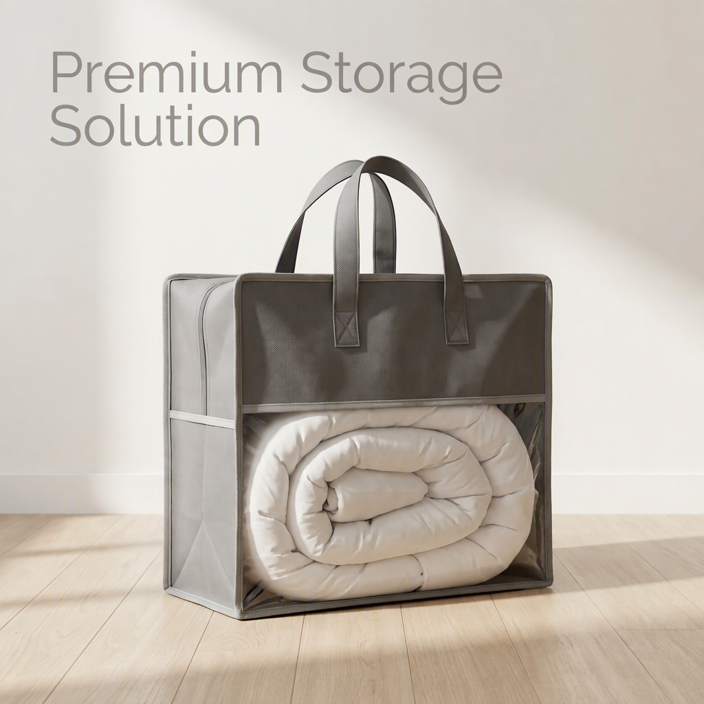 PVC semi transparent non-woven tote bag - Image 4
