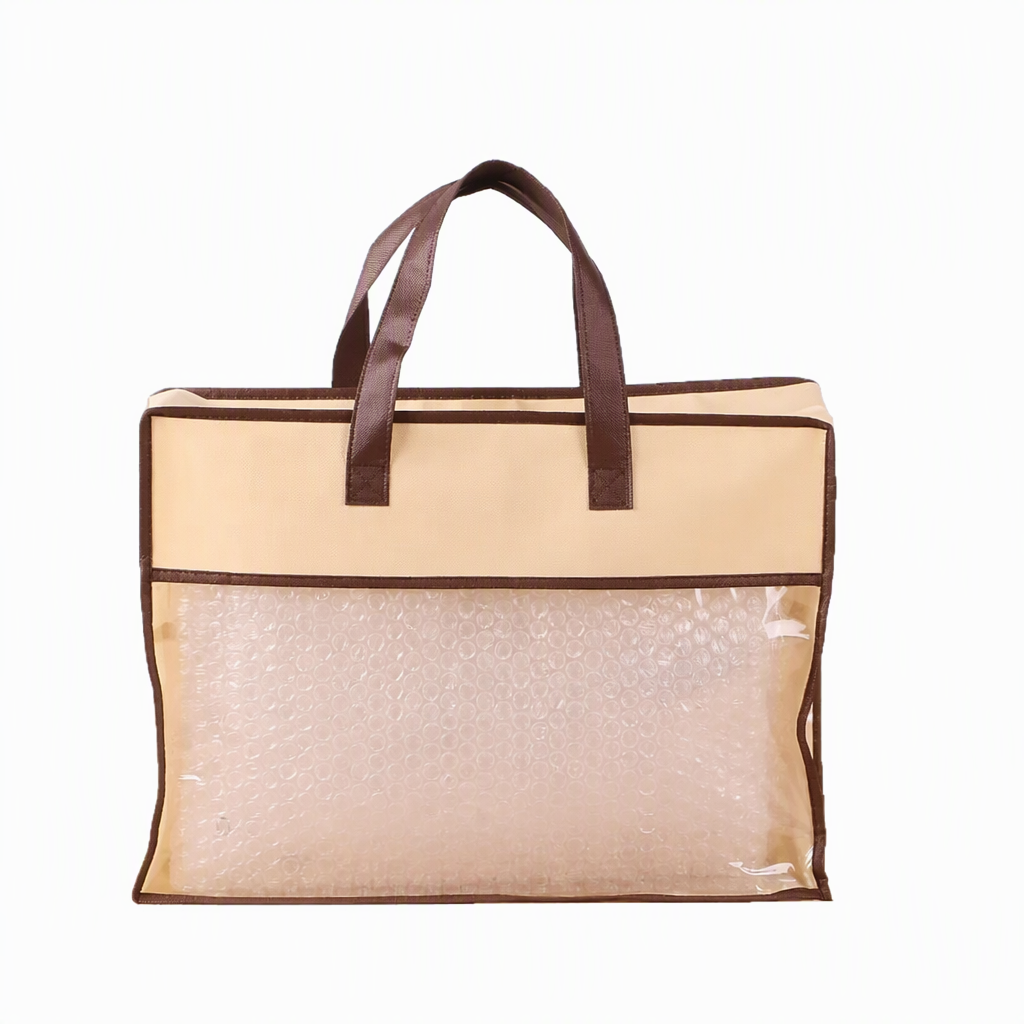 Non woven home textile zipper tote bag - Image 5