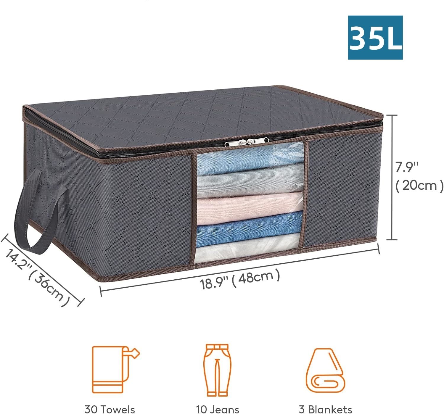 Modern eco-friendly fabric clothing storage basket - Image 4