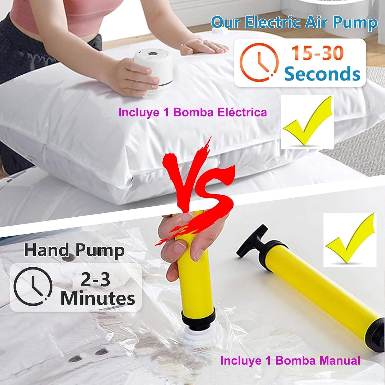 12-Pack Transparent Vacuum Bags - Image 4