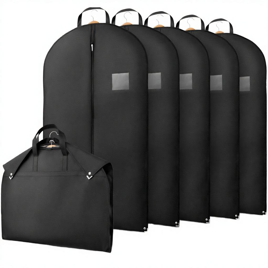 Foldable coat hanger bag