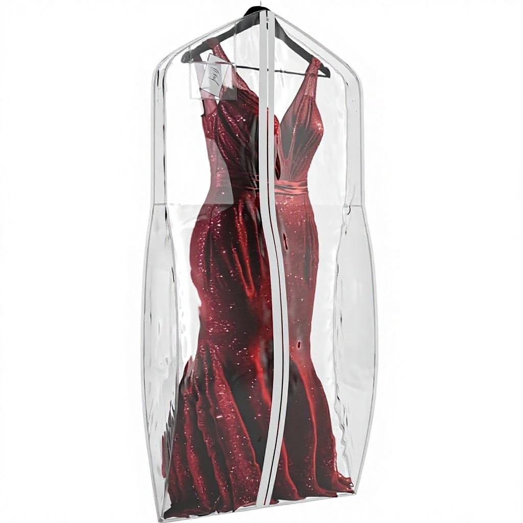 72 inch tapered long wedding dress pocket