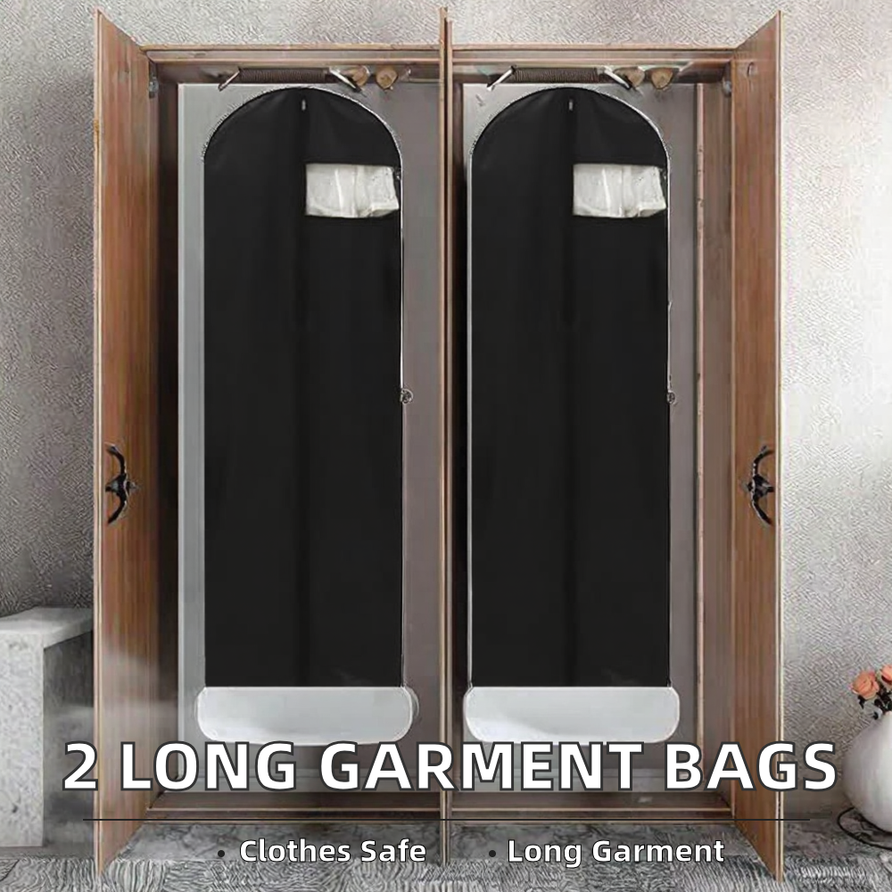 2-piece long clothing storage bag - Image 2