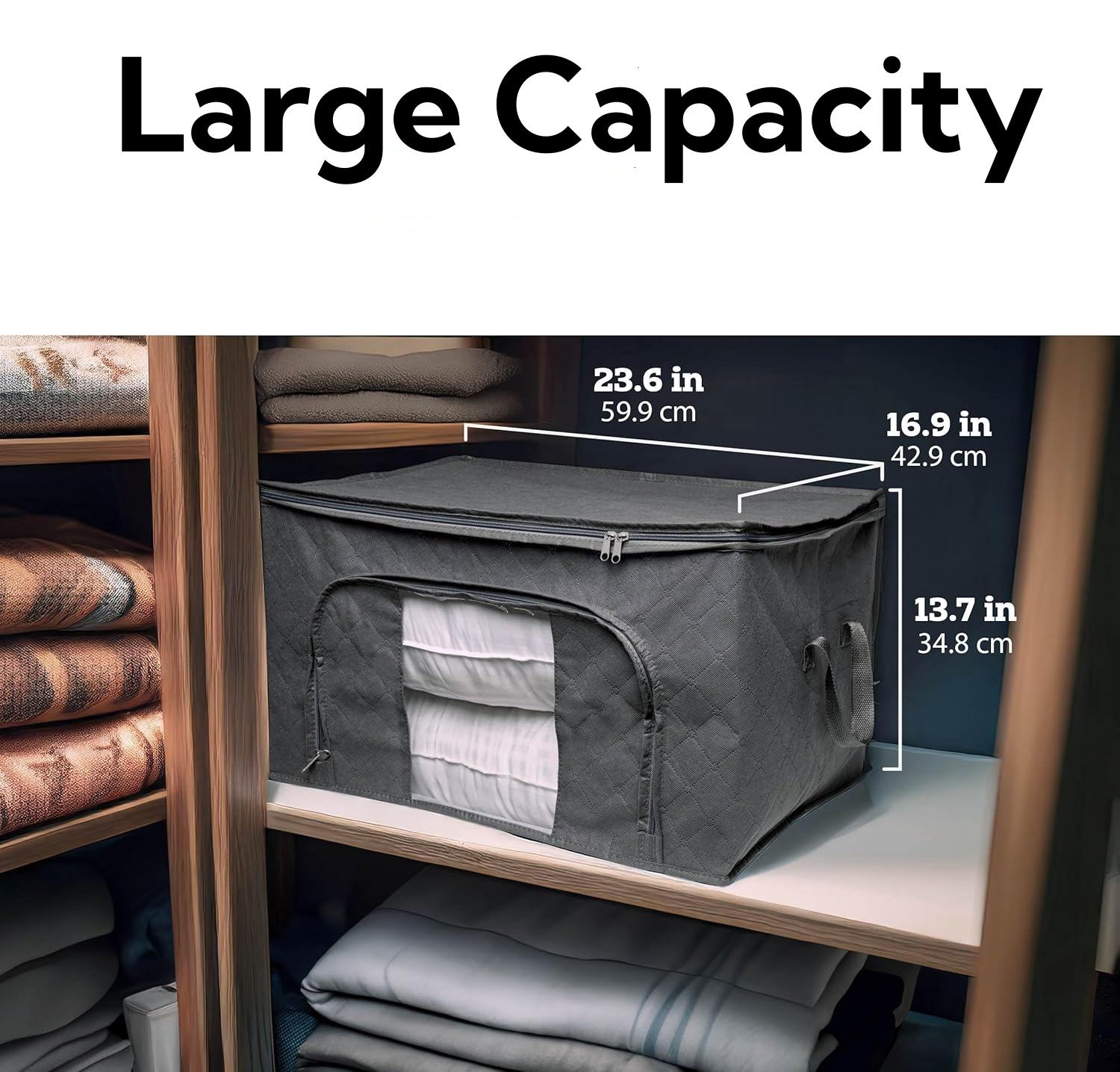 Large capacity environmentally friendly foldable dustproof mobile luggage bag - Image 4