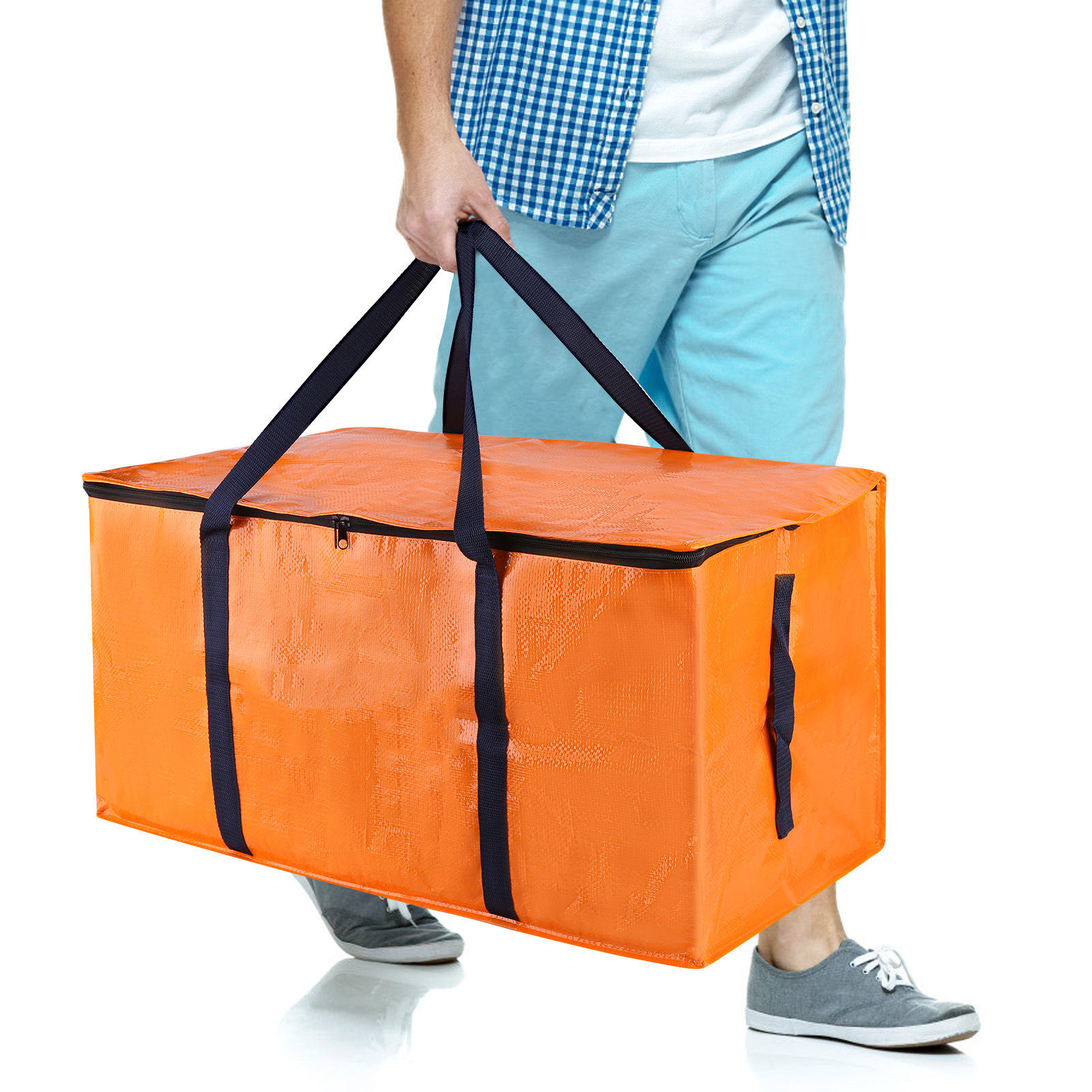 PP plastic woven film mobile portable woven bag - Image 5