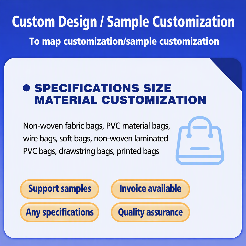 Non woven fabric+transparent PVC zipper tote bag - Image 5