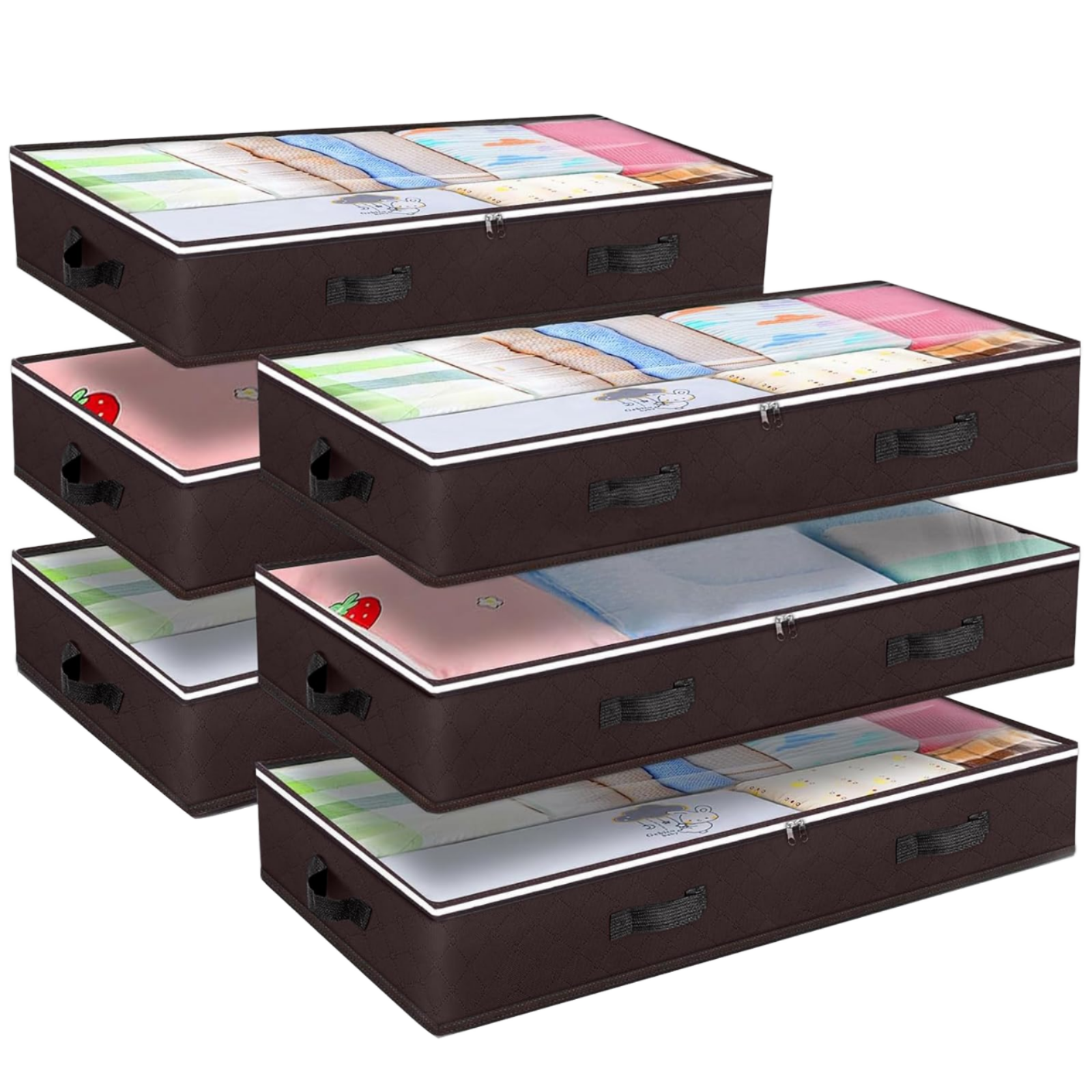 Large capacity 35L under bed clothing storage box - Image 3