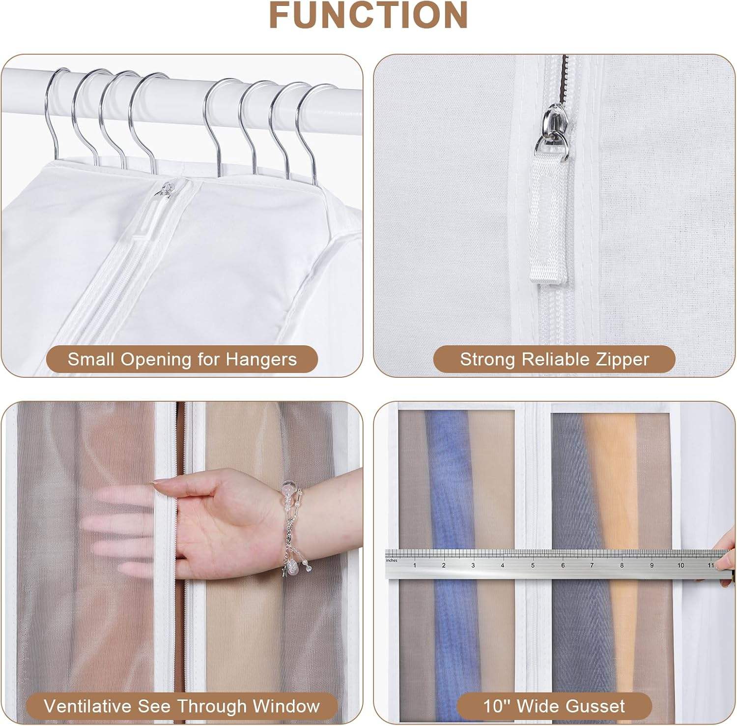 Knitiwwo 43 inch high-quality cotton hanging pocket - Image 4