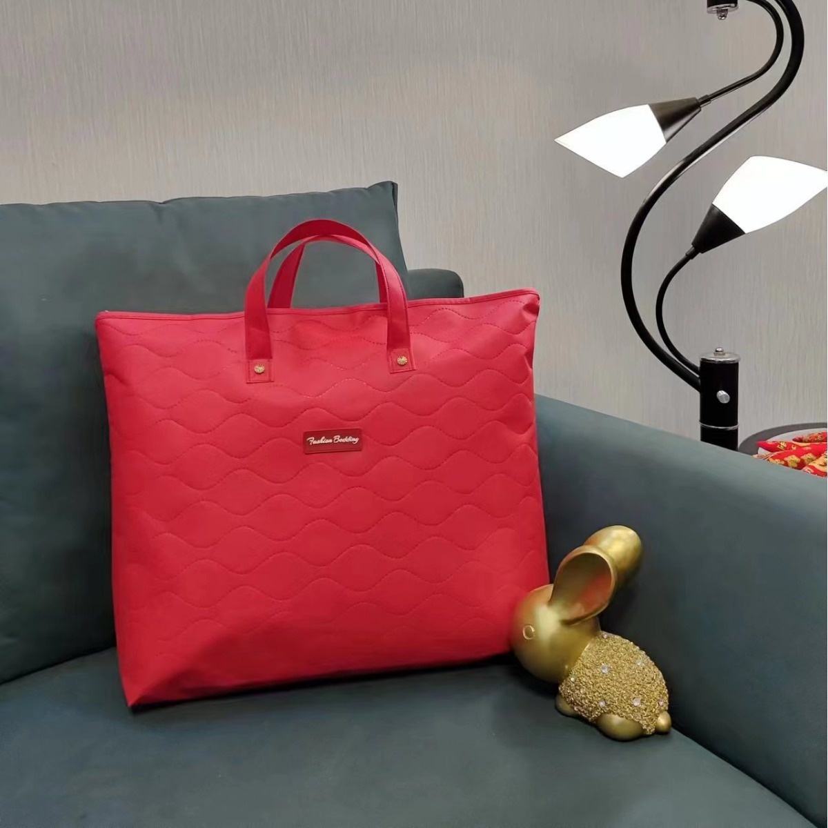 Thick non-woven fabric handle storage bag - Image 3