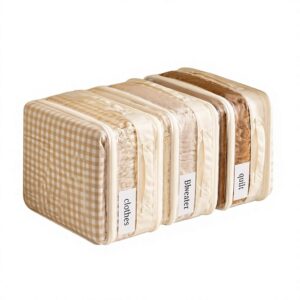 Expandable large capacity quilt storage bag