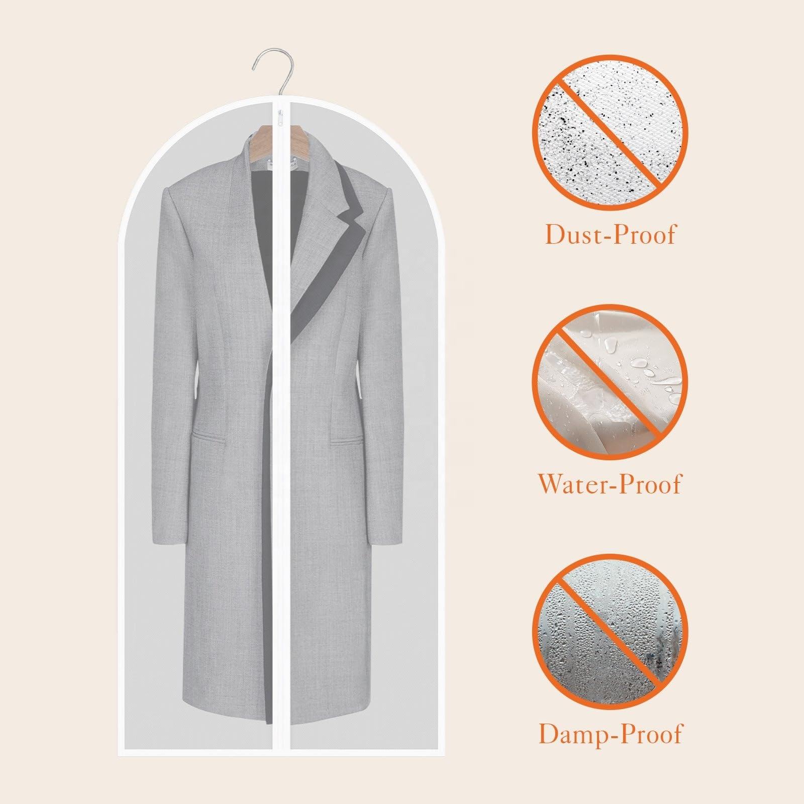 Matte PEVA clothing bag zipper dust cover - Image 3