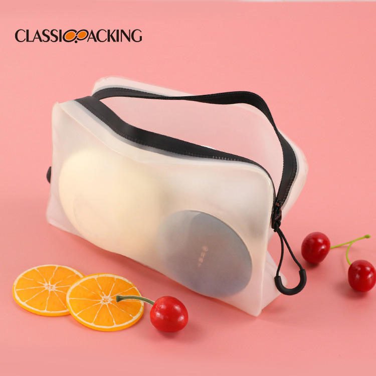 Soft film frosted transparent TPU storage bag - Image 3