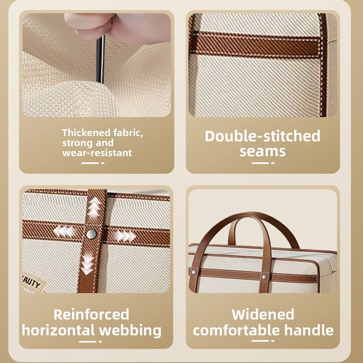 Portable clothing and blanket storage bag - Image 3
