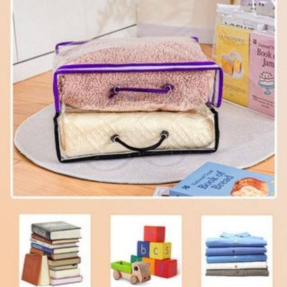 Transparent PVC cube pillowcase storage - Image 4