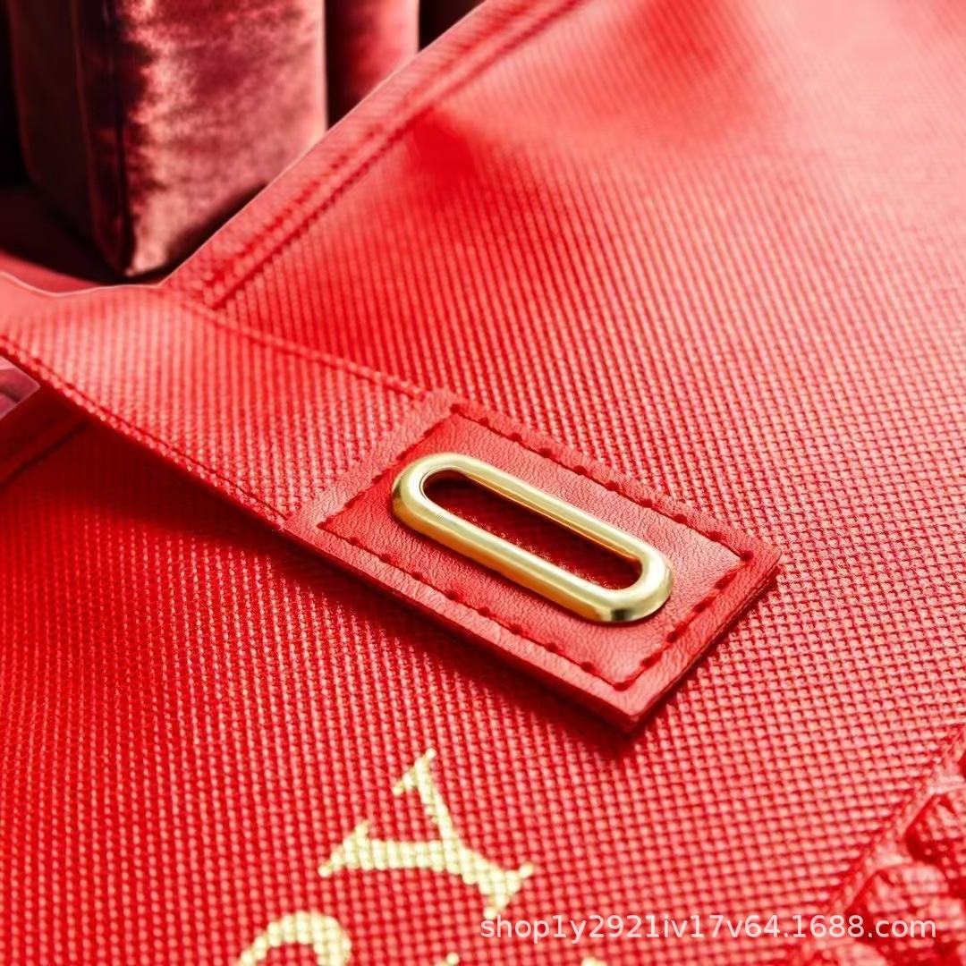 Customizable non-woven blanket storage bag for home use - Image 3