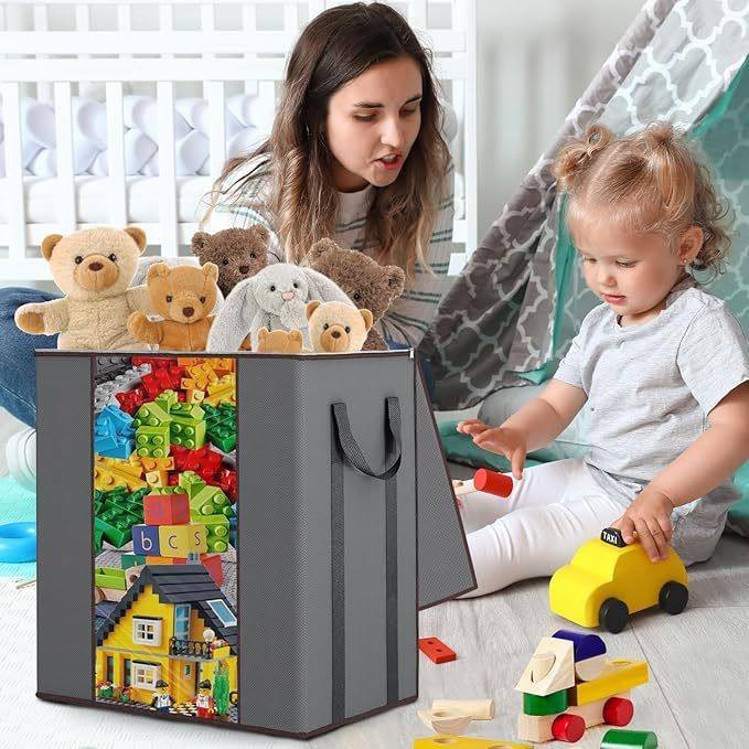 Large capacity moving bag, clothing and toy storage