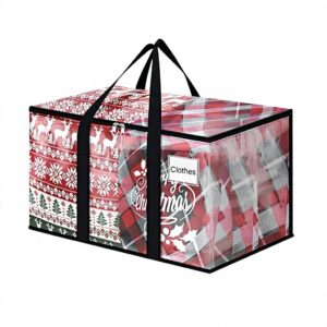 PP woven 88L waterproof storage bag with durable zipper