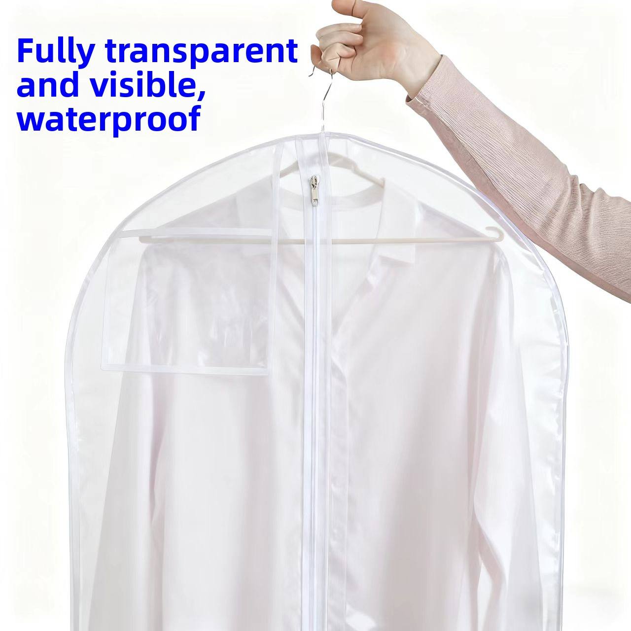 Transparent PVC wedding dust cover