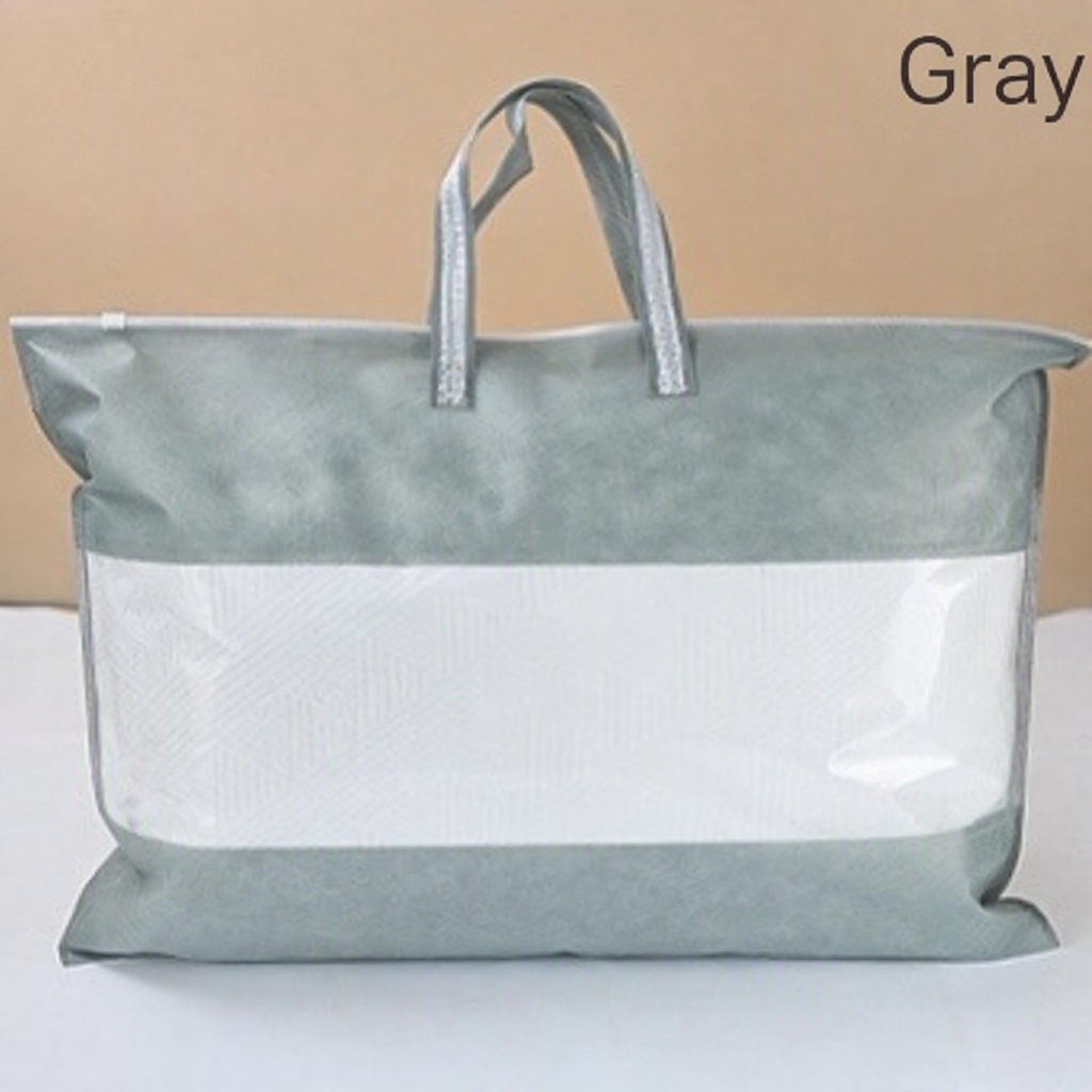 Men's PVC non-woven zipper handbag - Image 3