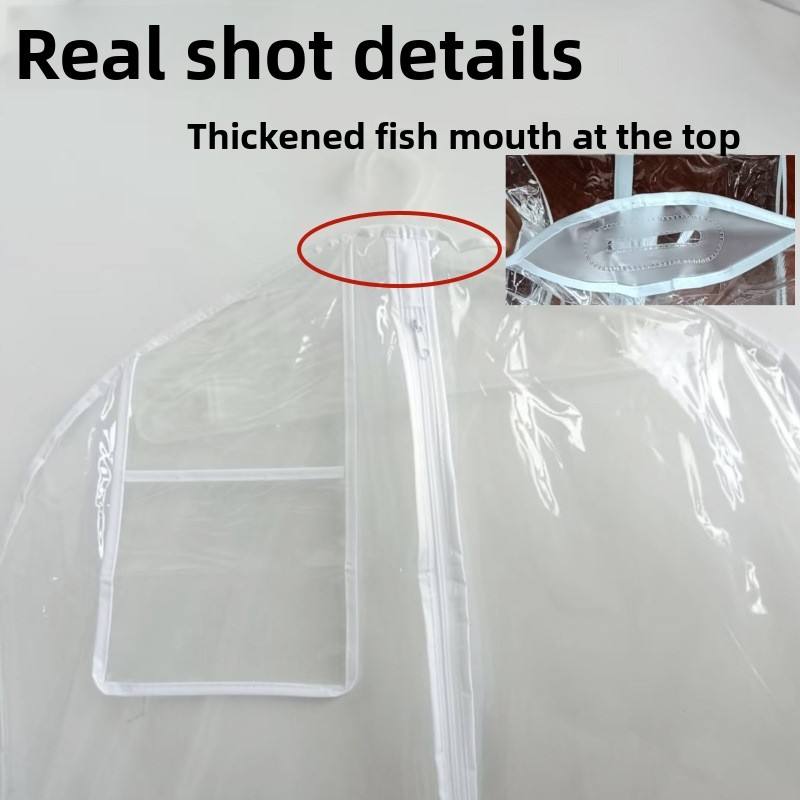 Transparent PVC wedding dust cover - Image 6