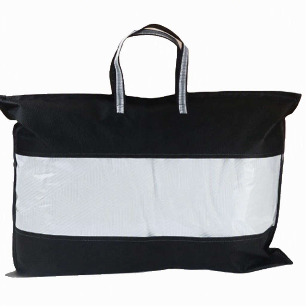 Men's PVC non-woven zipper handbag - Image 4